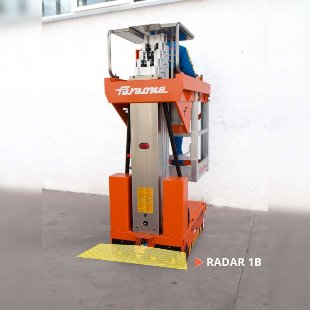 Rear anti-collision radar system