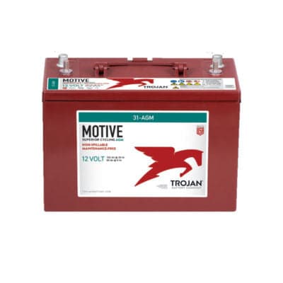 Batteries without maintenance Trojan mod. 31 AGM 100 Ah (1 Kit)