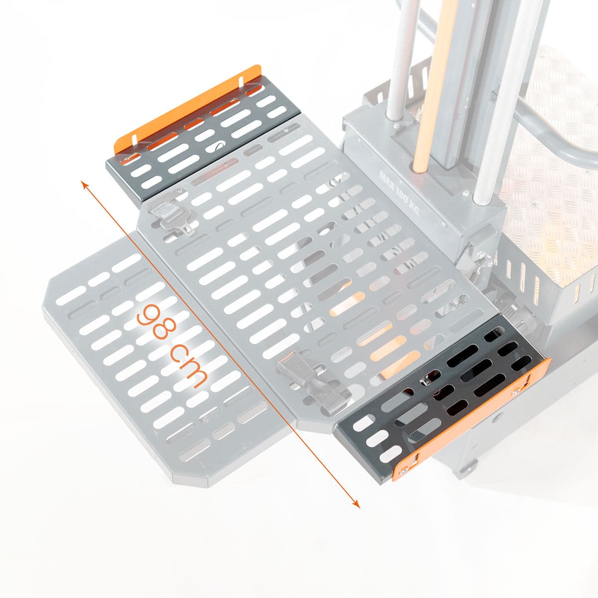 Components to enlarge the picking tray.