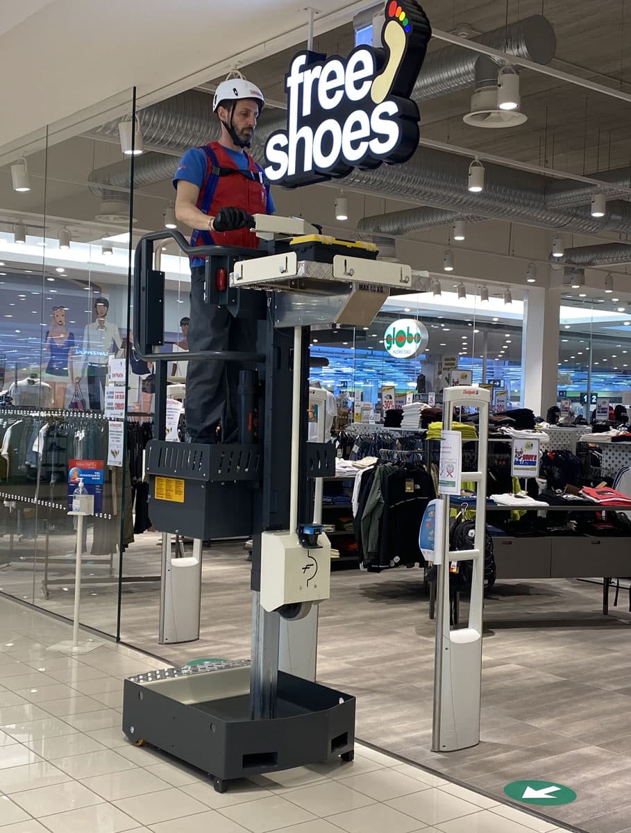 Removable objects holder platform, 40KG capacity