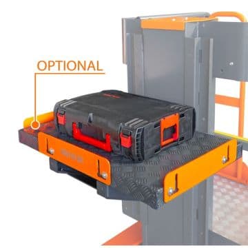 Removable Tool Tray ideal for maintenance activities (cm 30x70). Capacity: 40 Kg