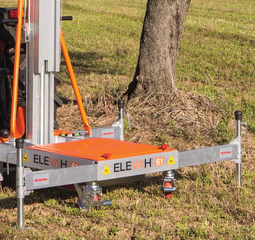 Stabilizers for outdoor use, foot print mm 1722x1297