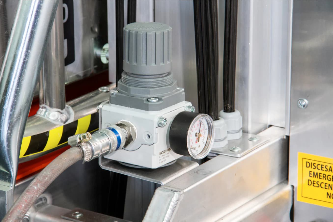 Compressed air supply for Atex certified anti-explosion environments